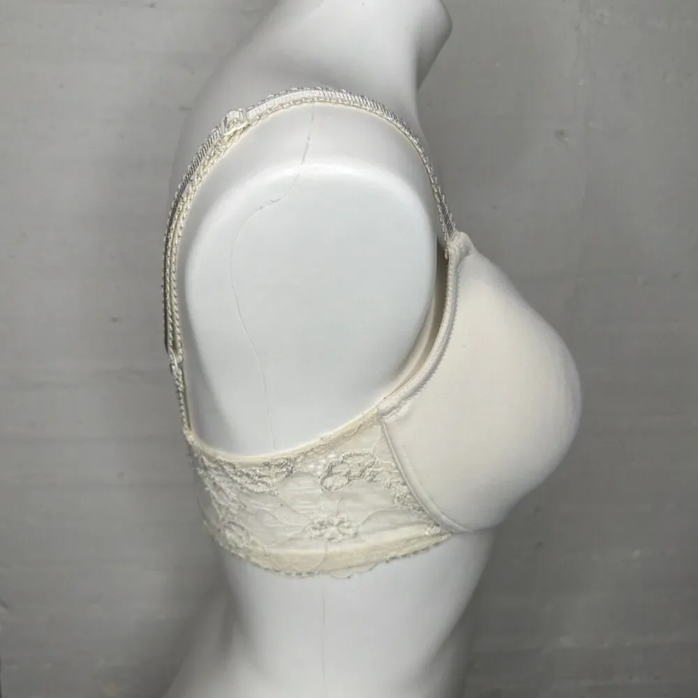 Wacoal French Garden Seamless Underwire T-Shirt Bra.34D Off-White Coquette